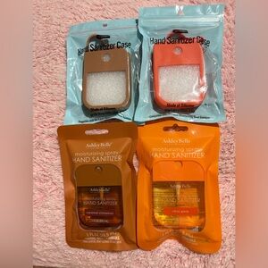 Moisturizing Hand Sanitizer Spray Set - Orange and Blue